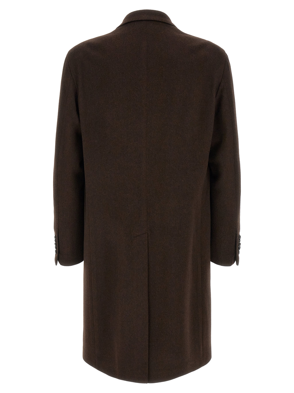 Brown Virgin Wool Coat