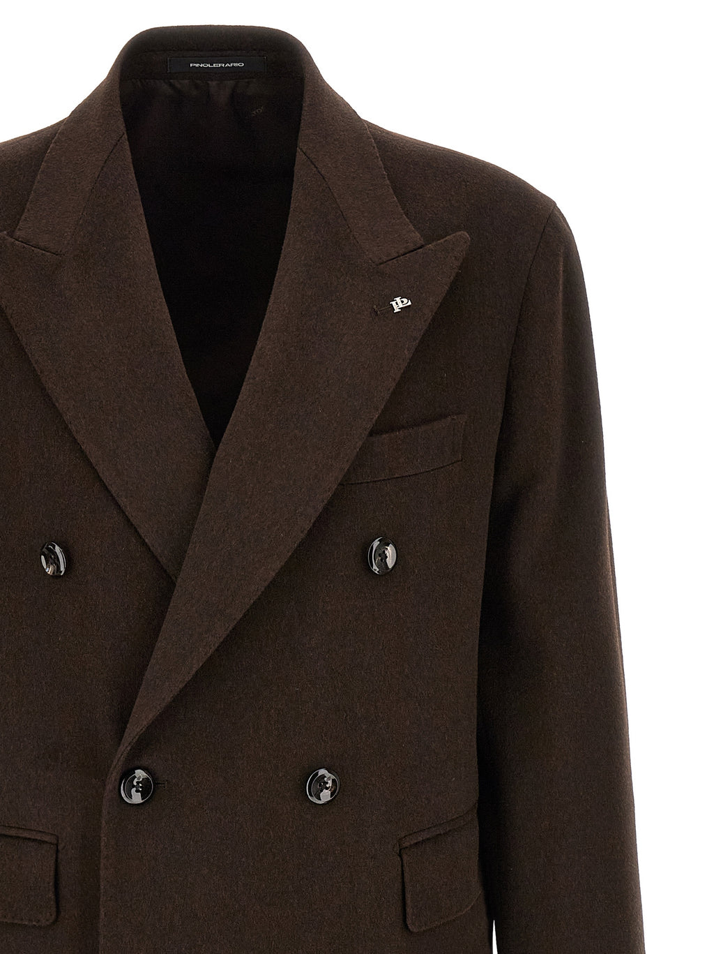 Brown Virgin Wool Coat