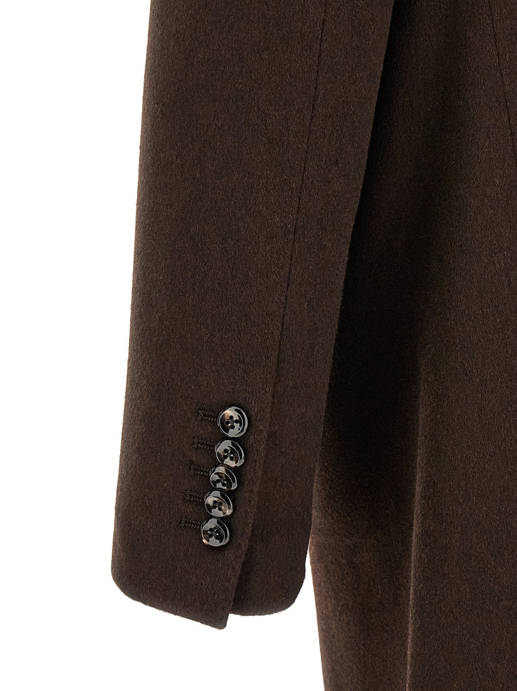 Brown Virgin Wool Coat