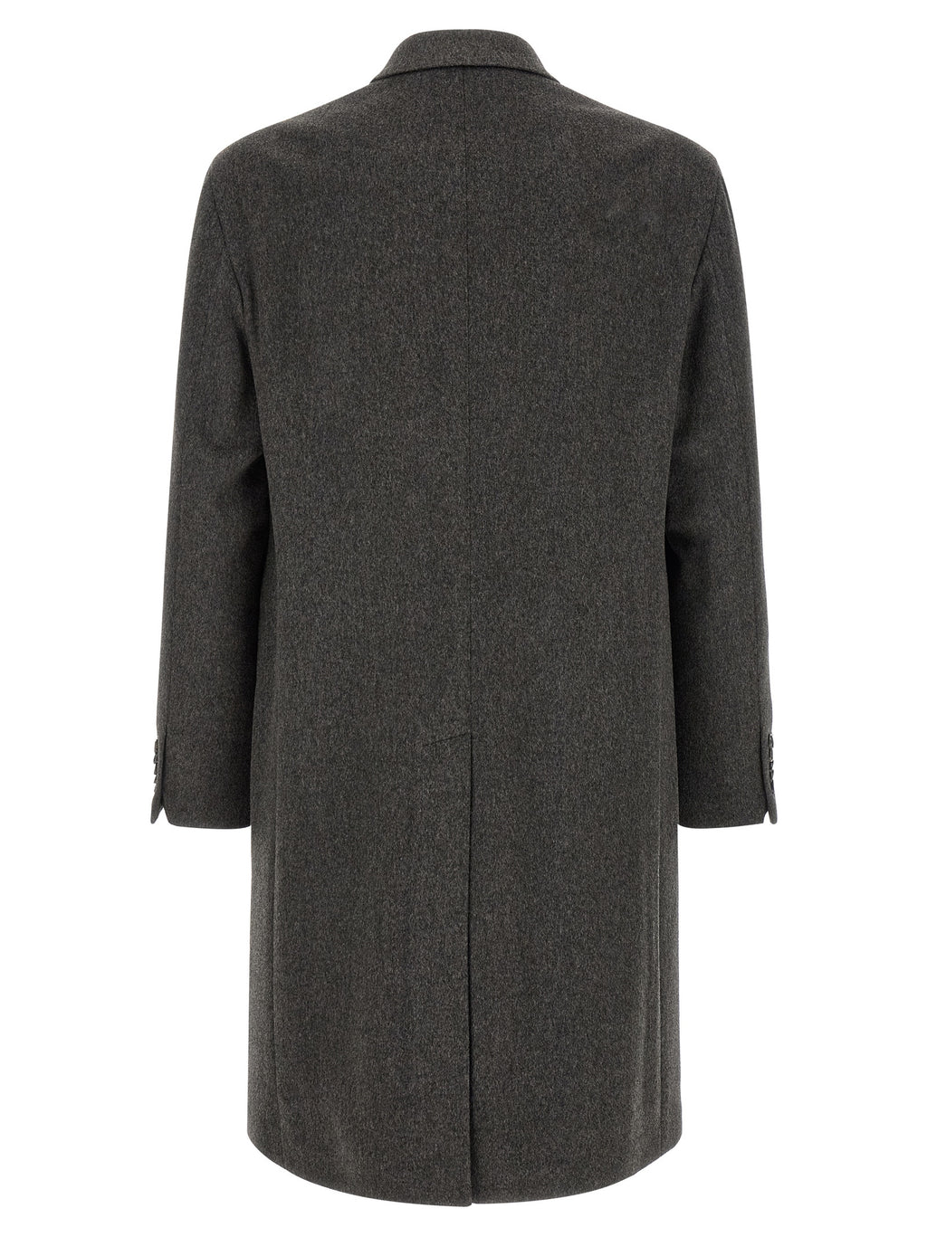 Gray Virgin Wool Coat