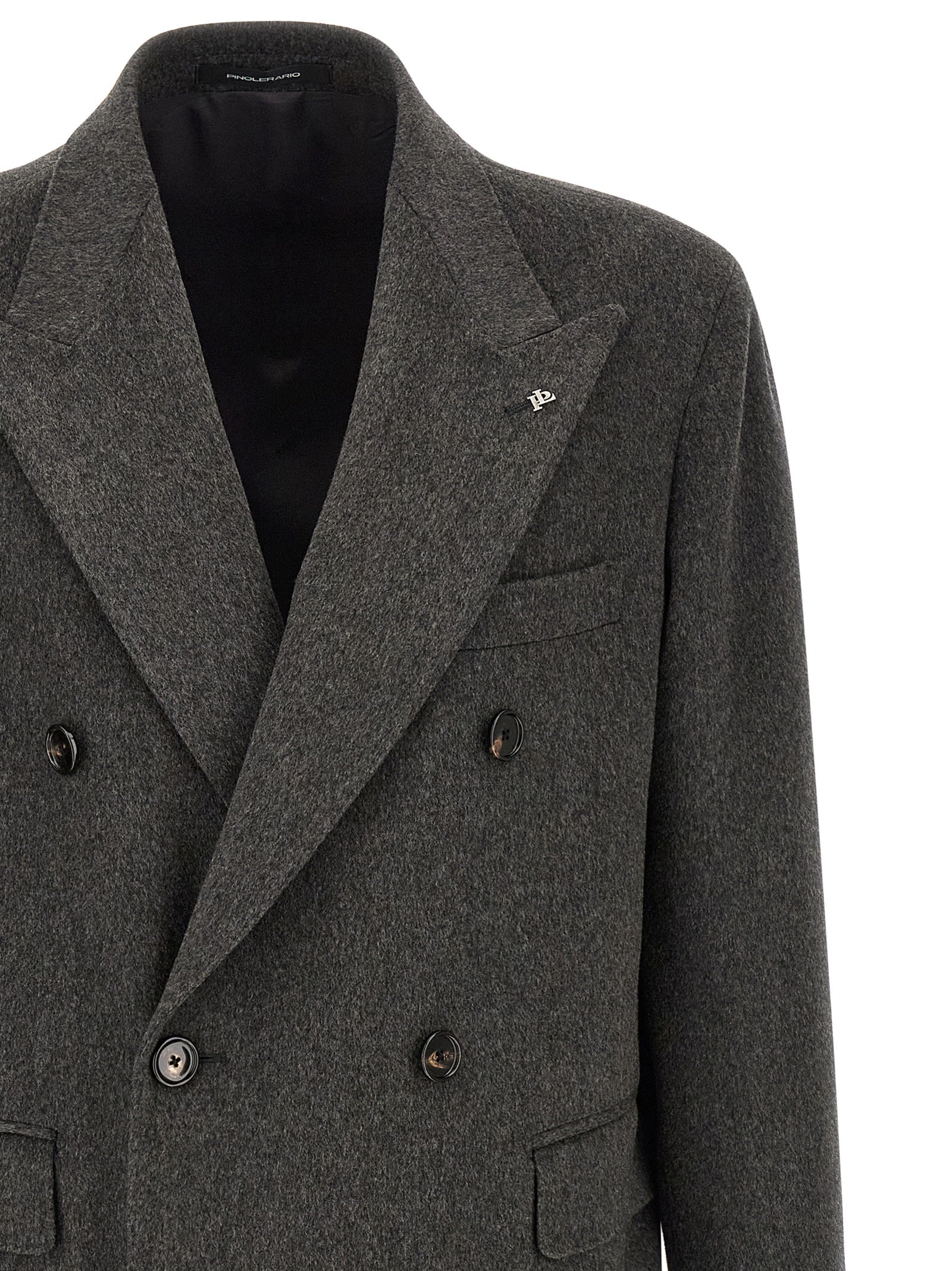 Gray Virgin Wool Coat