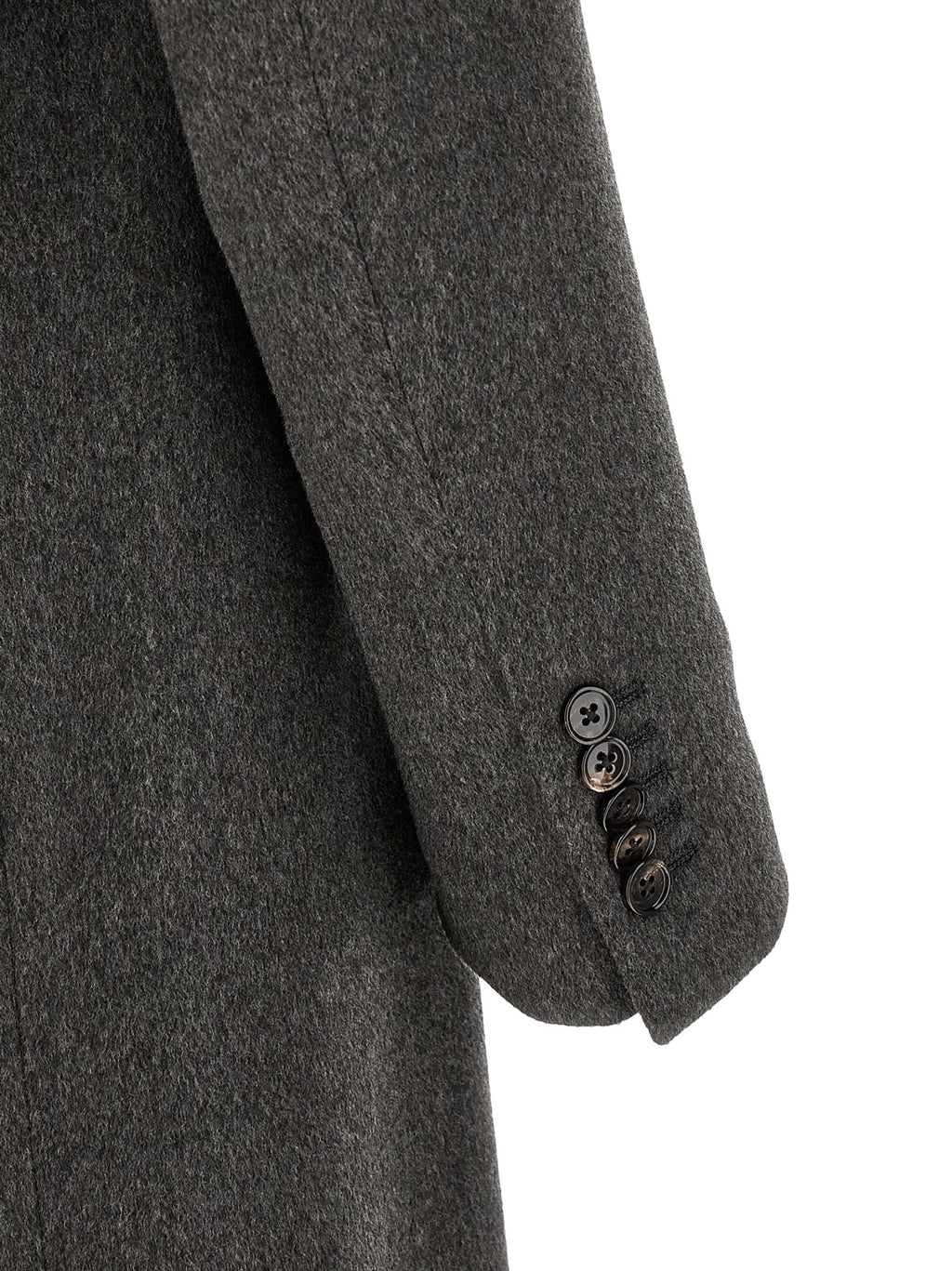 Gray Virgin Wool Coat