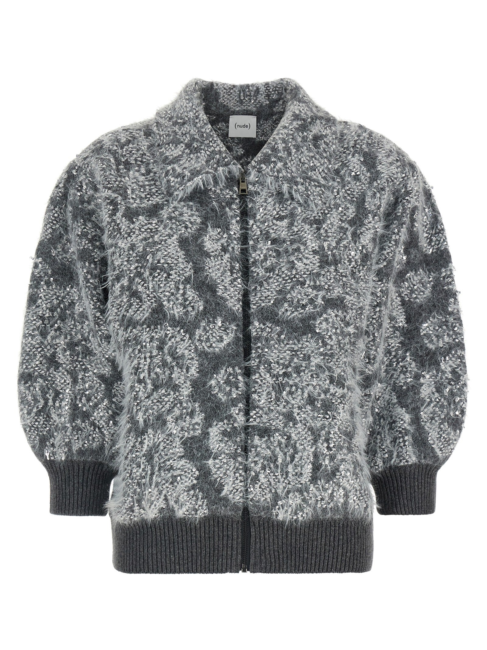 Gray Wool Cardigan