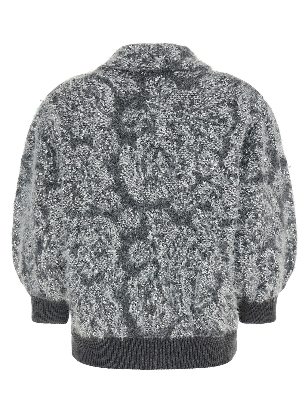 Gray Wool Cardigan