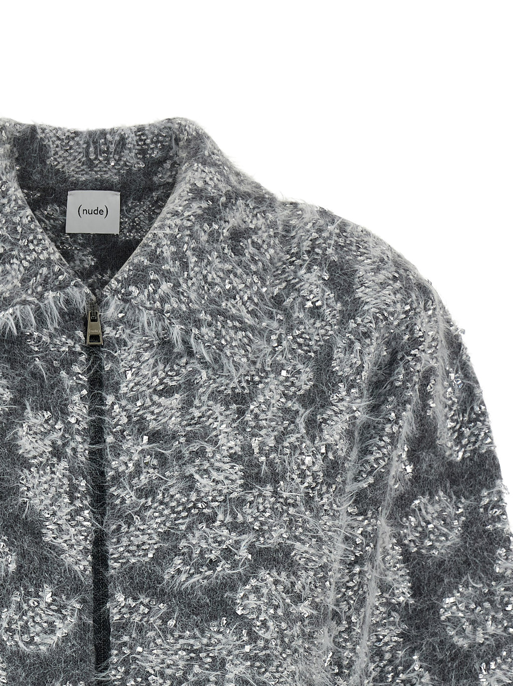 Gray Wool Cardigan
