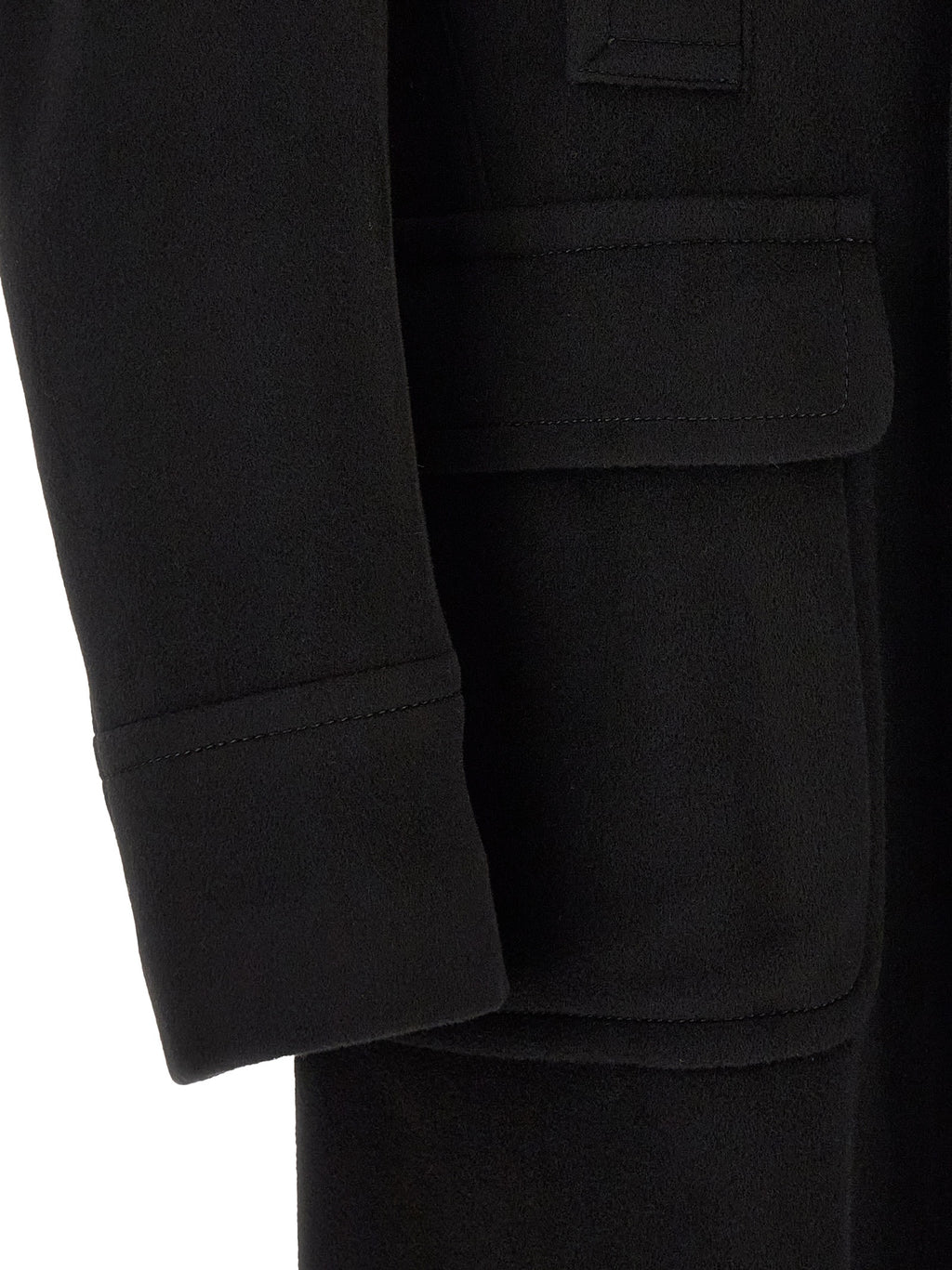 Black Cashmere Coat