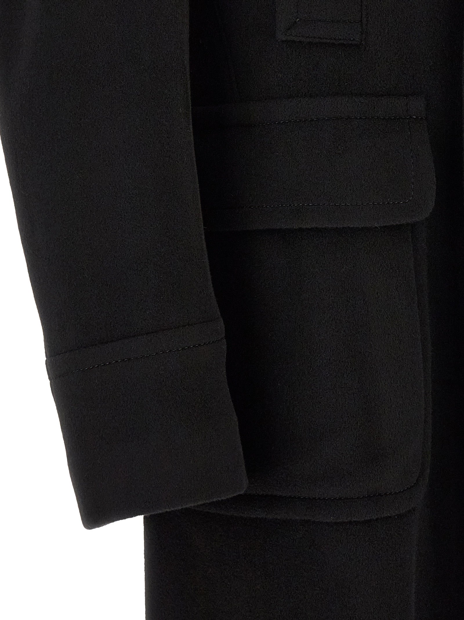 Black Cashmere Coat