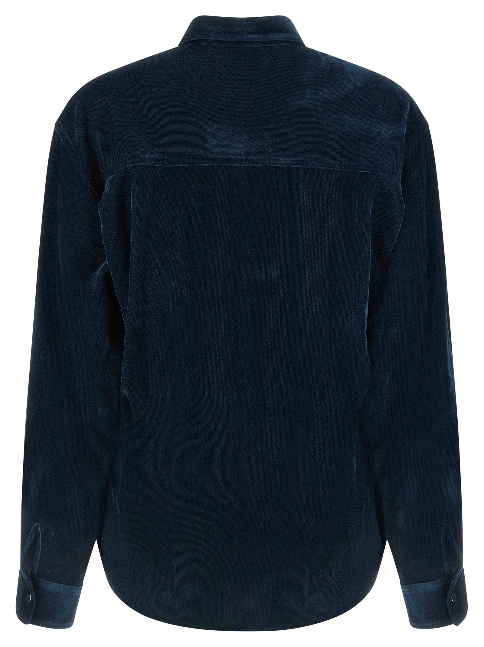 Blue Viscose Blouse