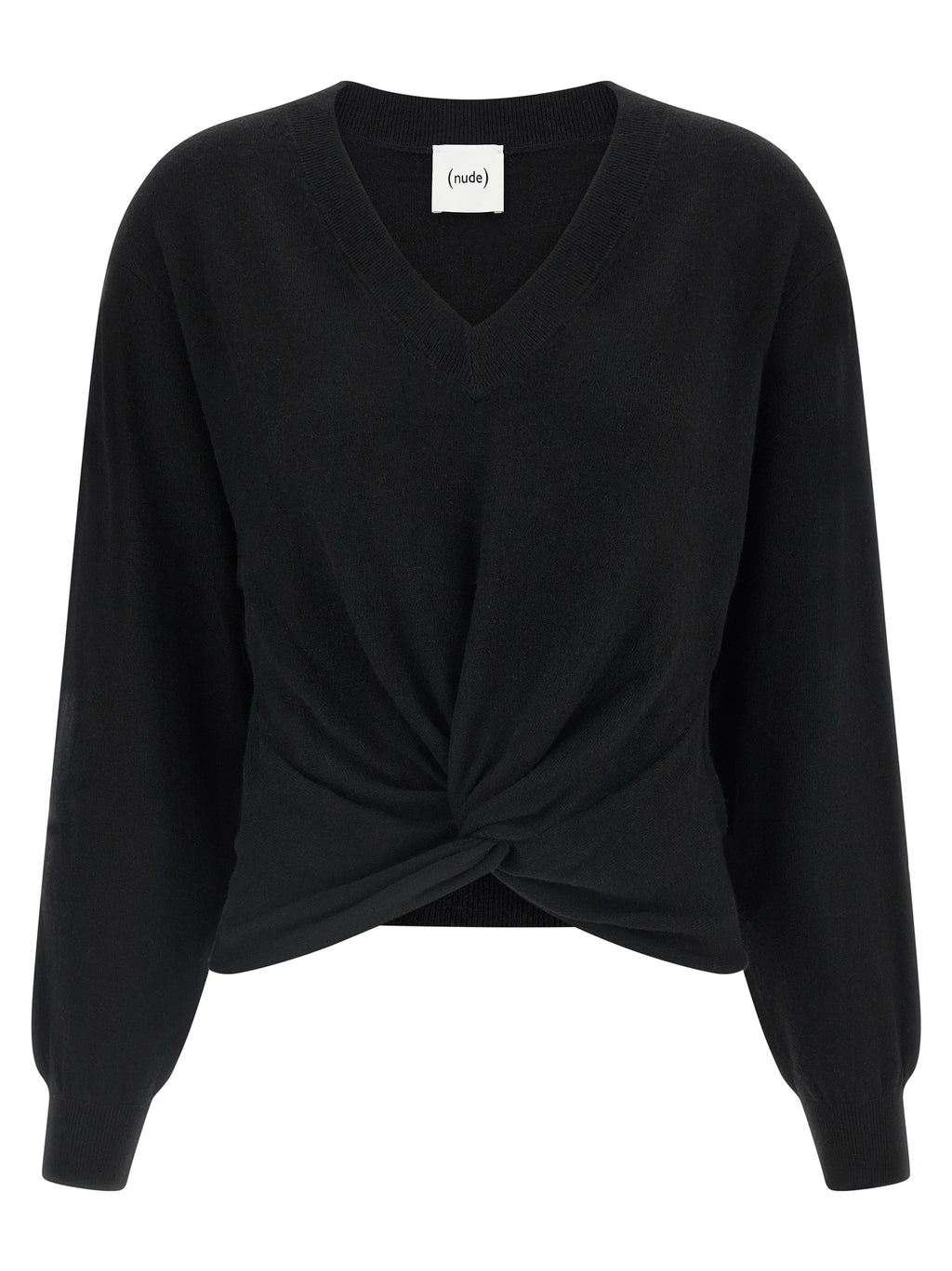 Black Wool Cardigan