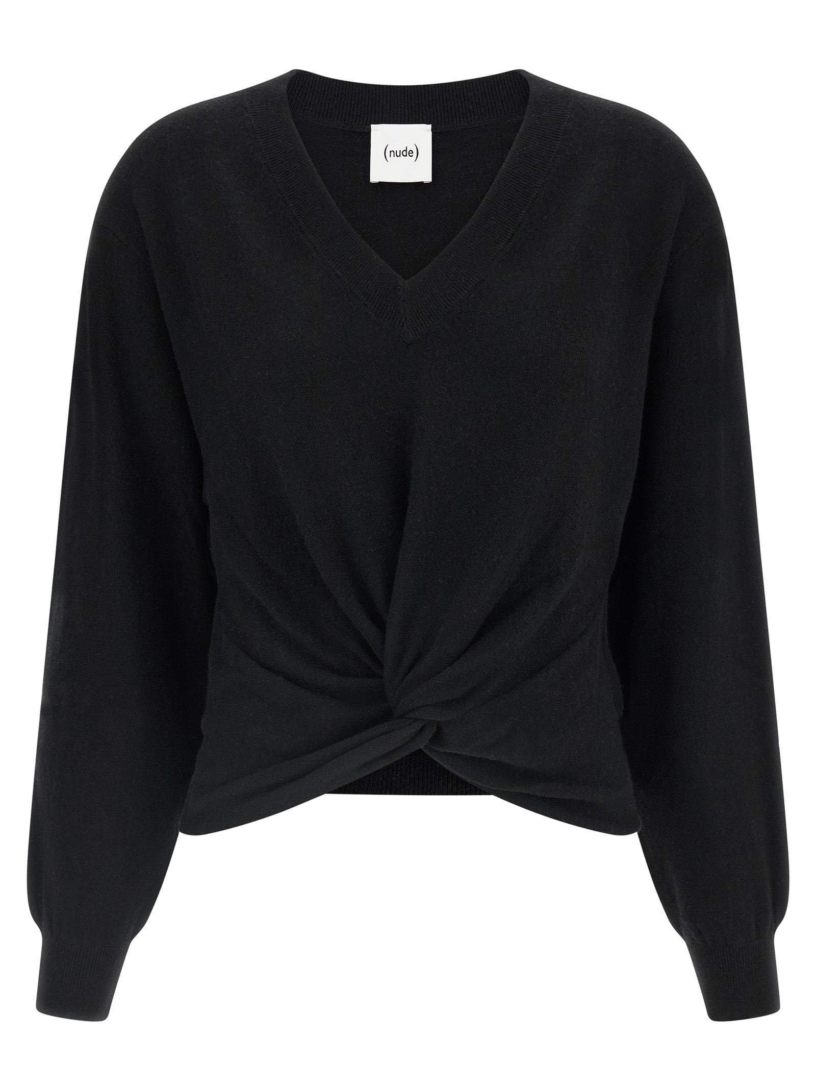 Black Wool Cardigan