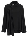 Black Viscose Blouse