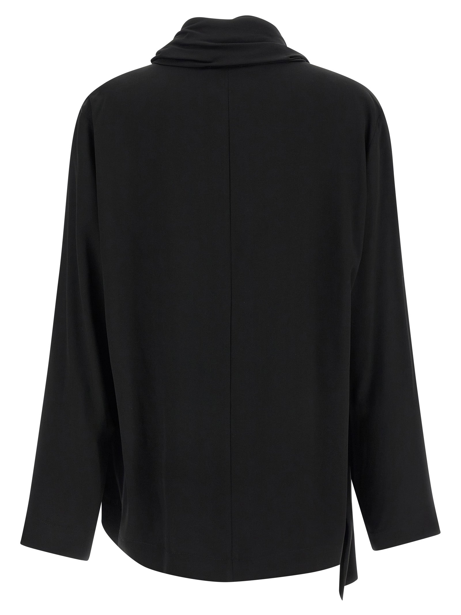 Black Viscose Blouse