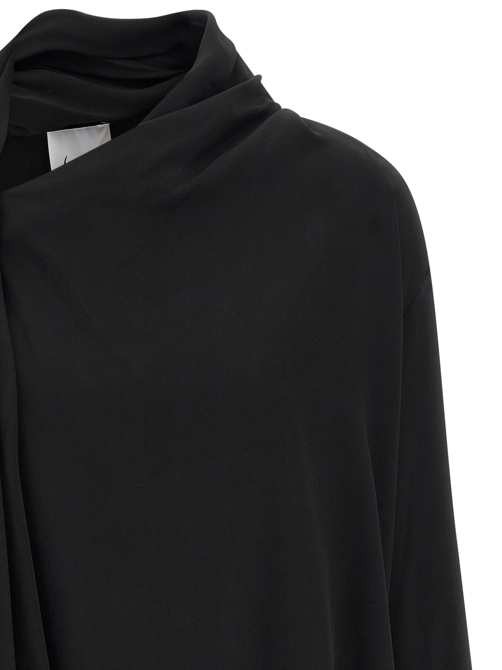Black Viscose Blouse