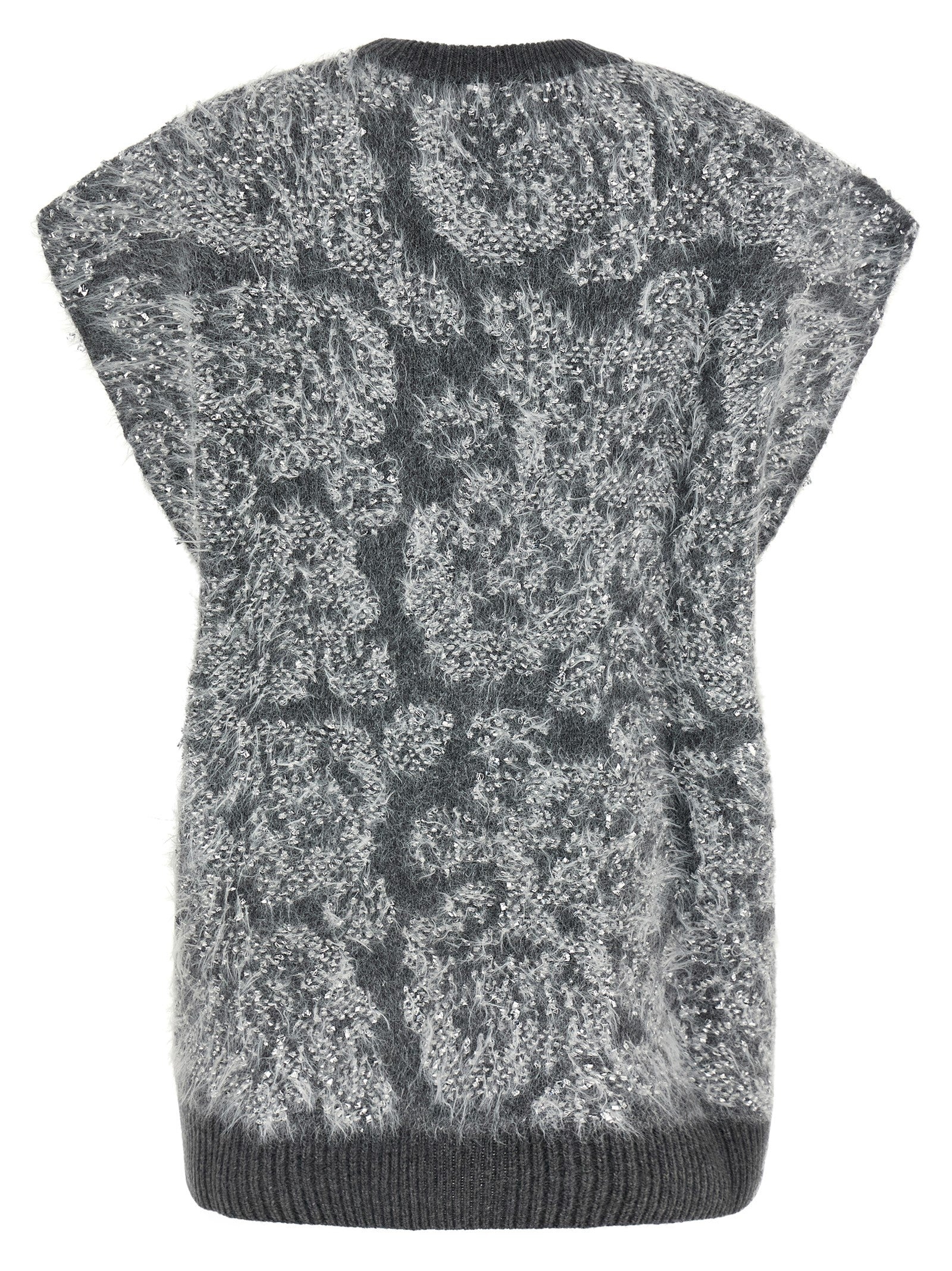 Gray Wool Cardigan