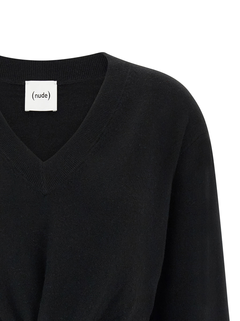 Black Wool Cardigan