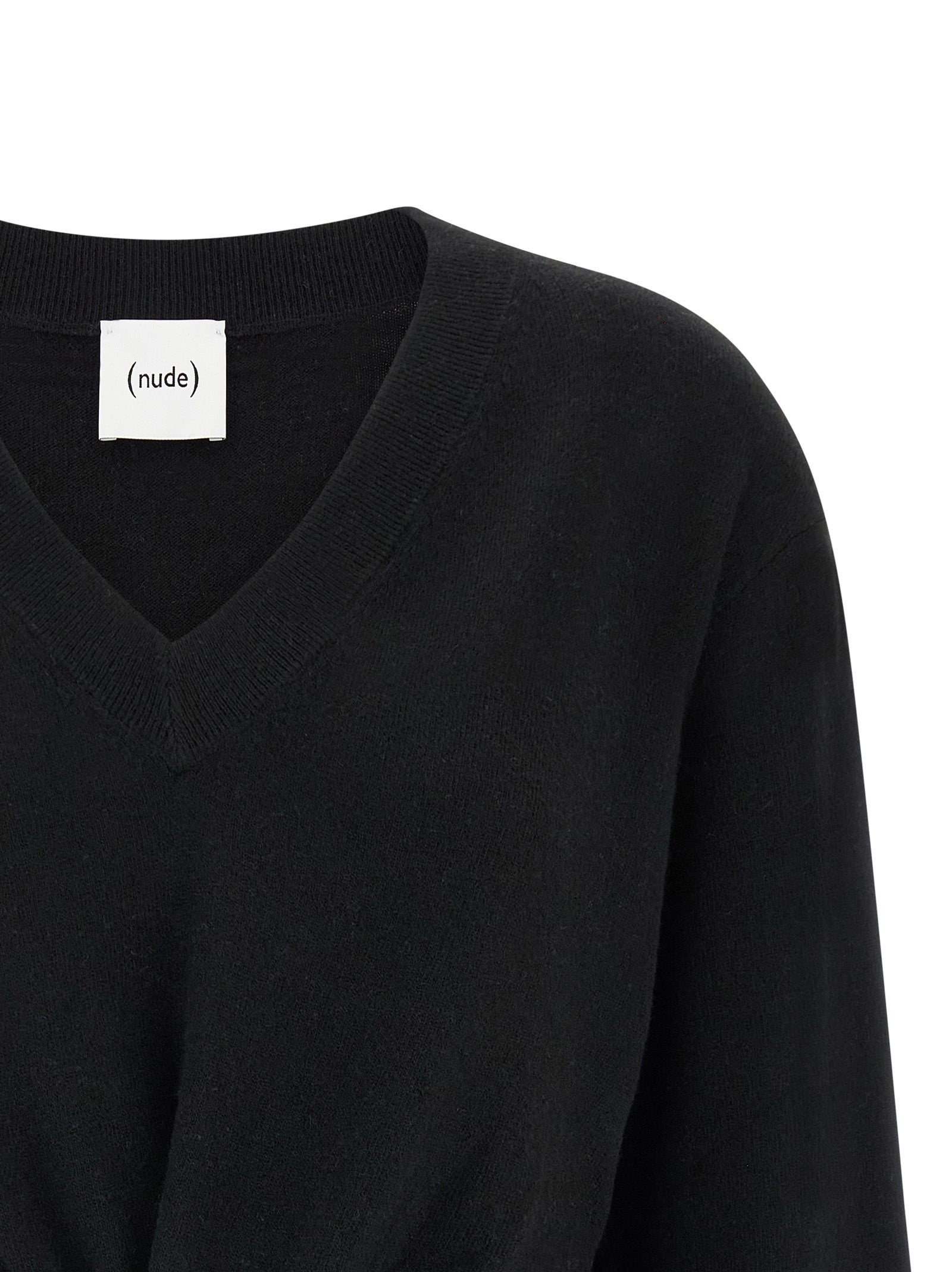 Black Wool Cardigan