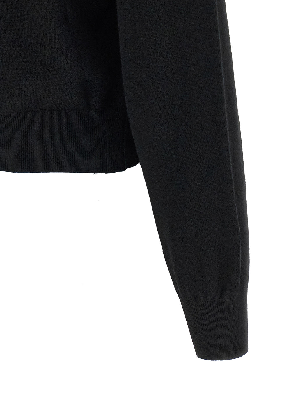 Black Wool Cardigan