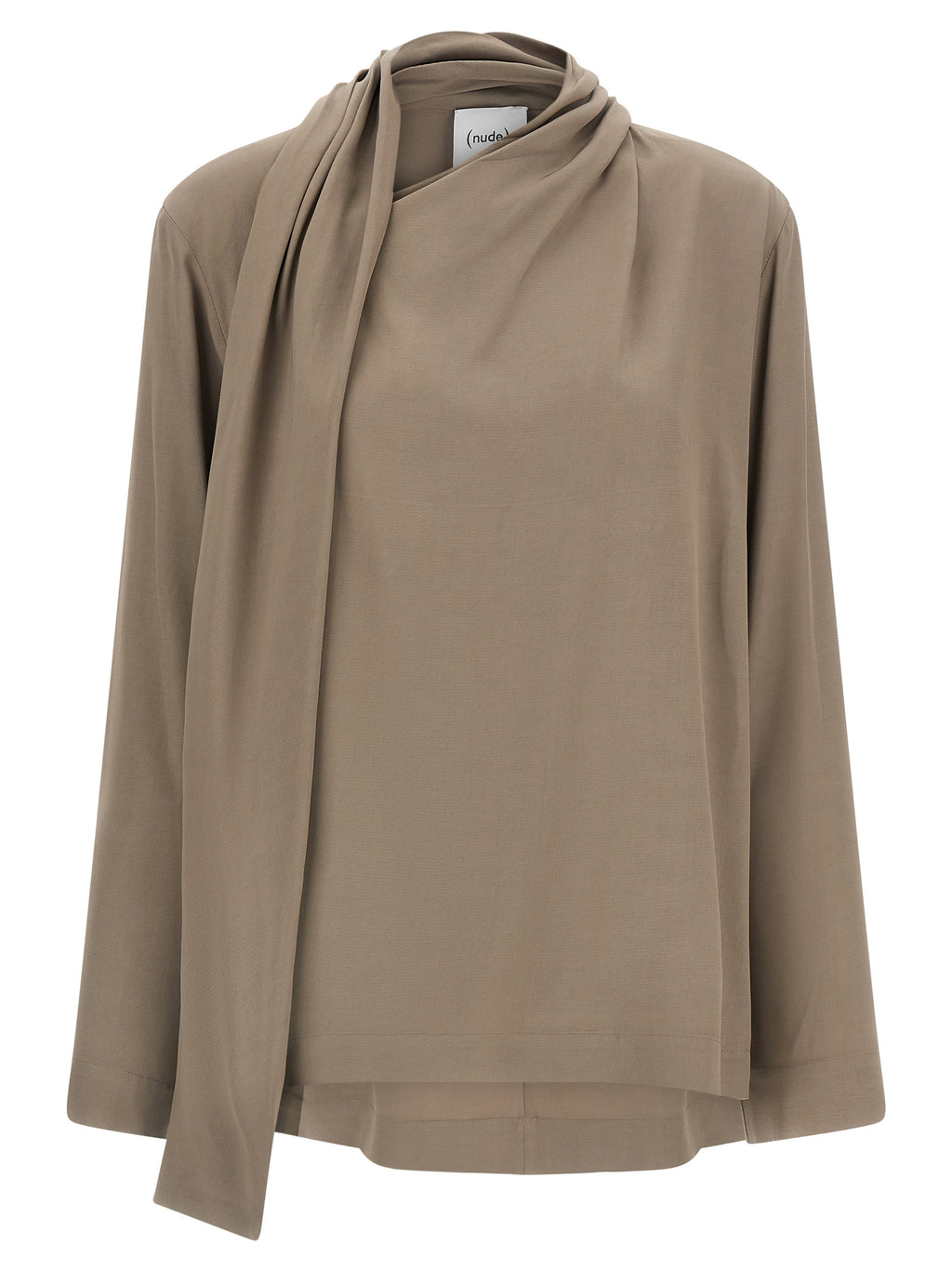 Gray Viscose Blouse