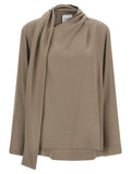 Gray Viscose Blouse