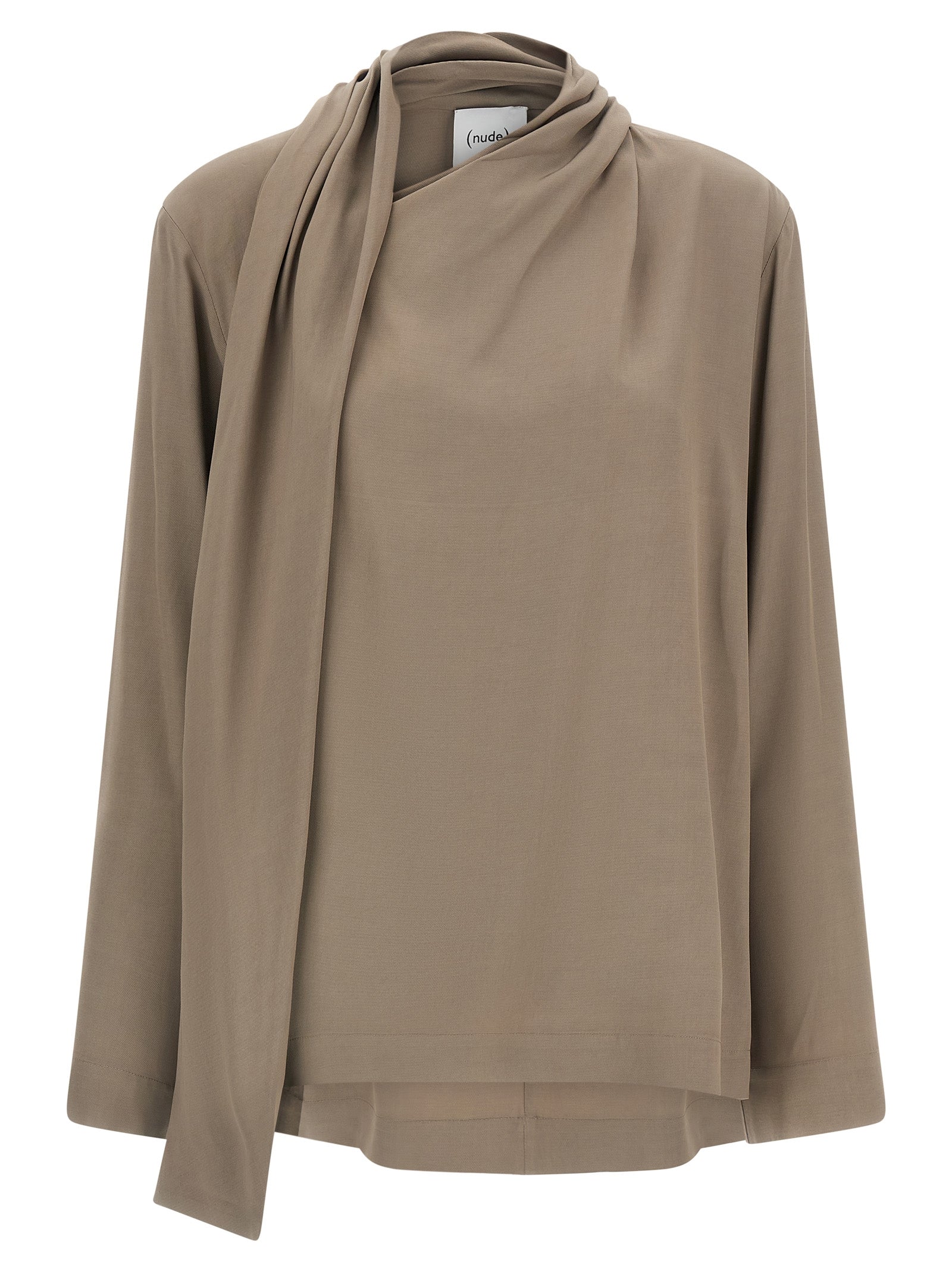 Gray Viscose Blouse