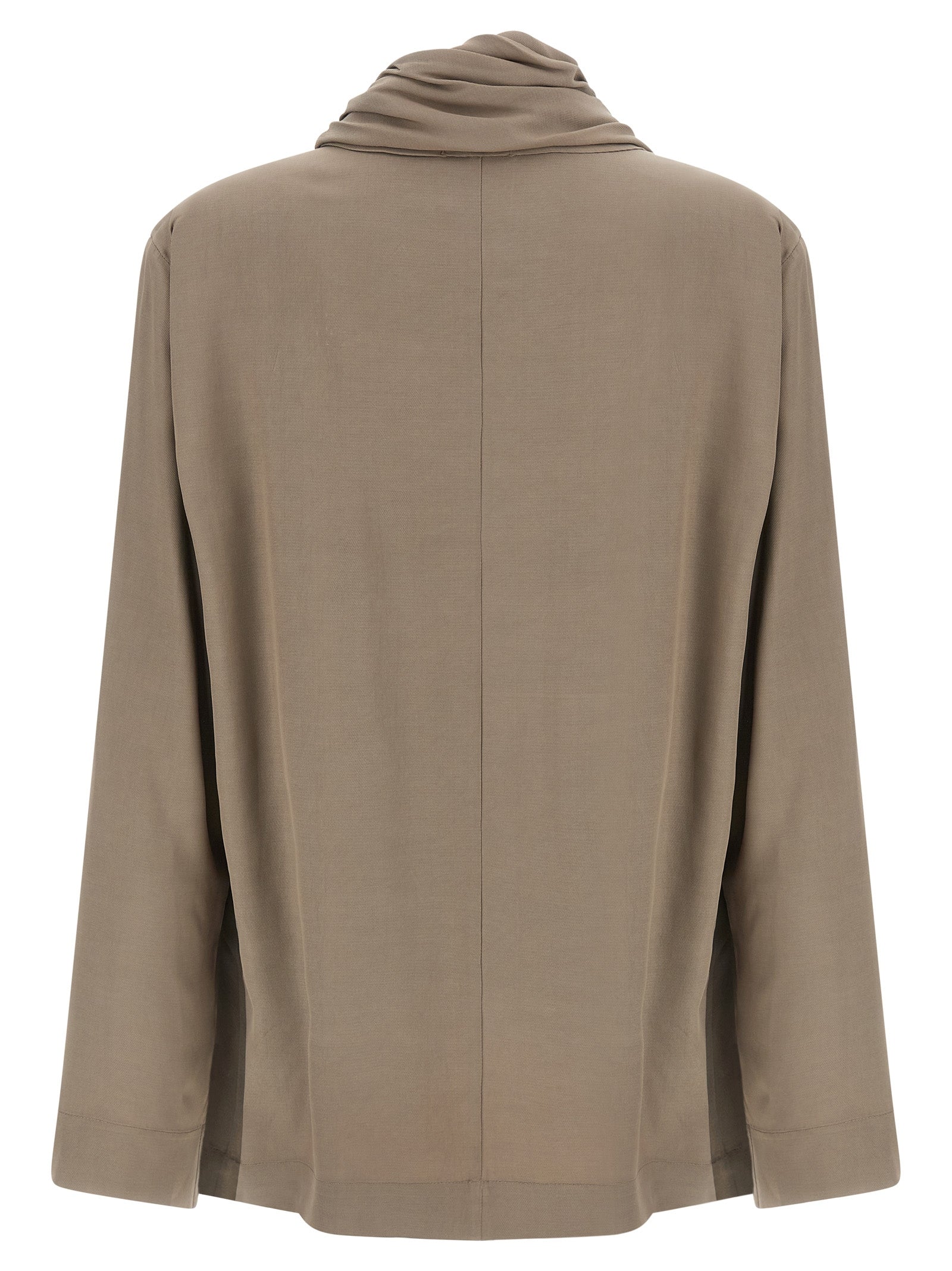 Gray Viscose Blouse