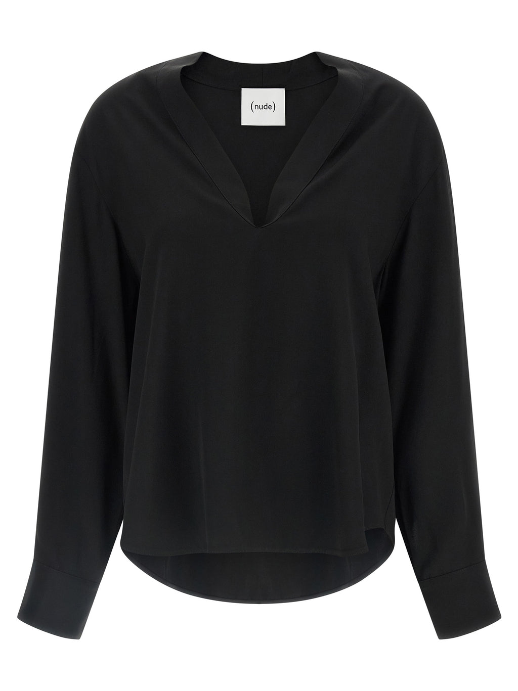 Black Viscose Blouse