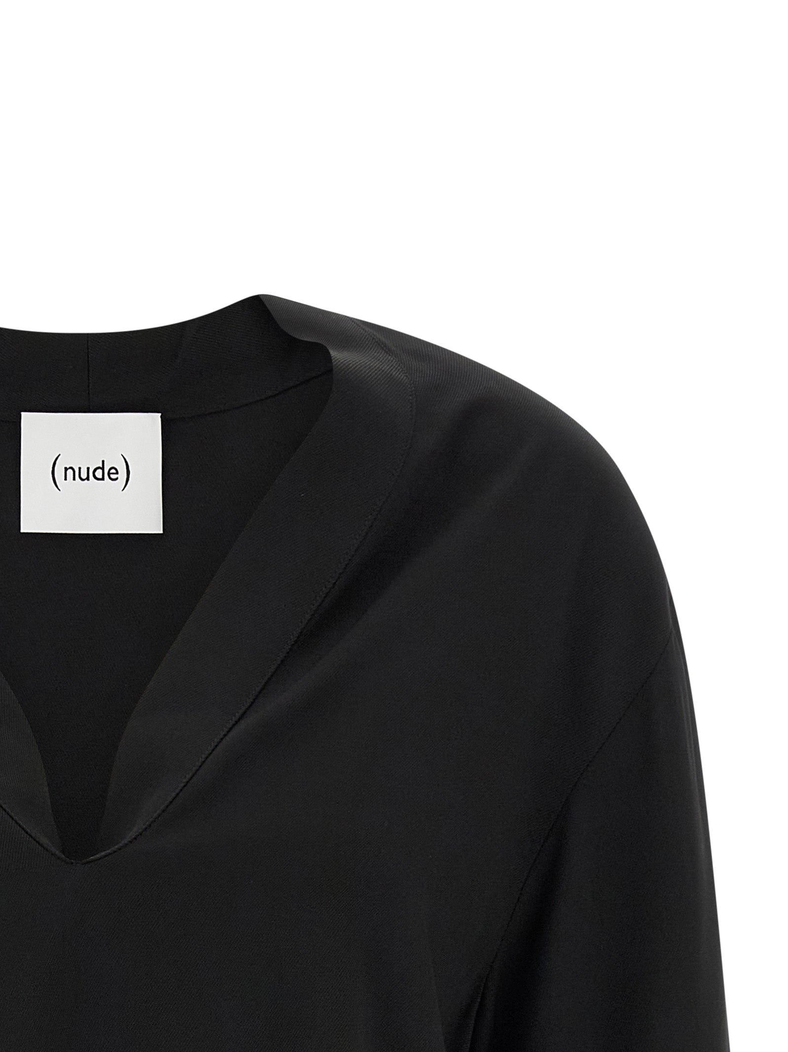 Black Viscose Blouse