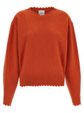 Orange Cashmere Cardigan