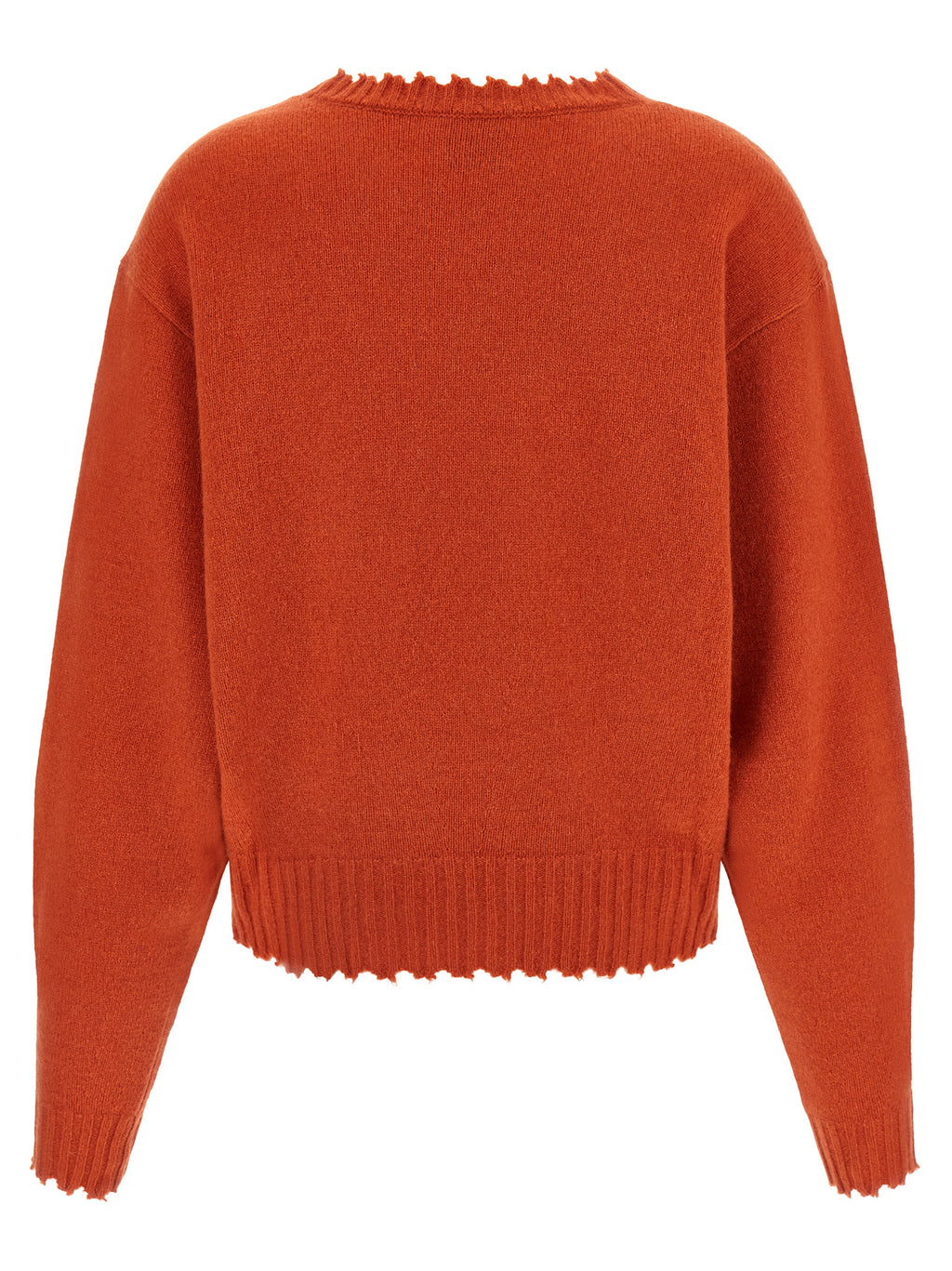 Orange Cashmere Cardigan