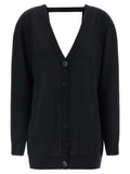 Black Wool Cardigan
