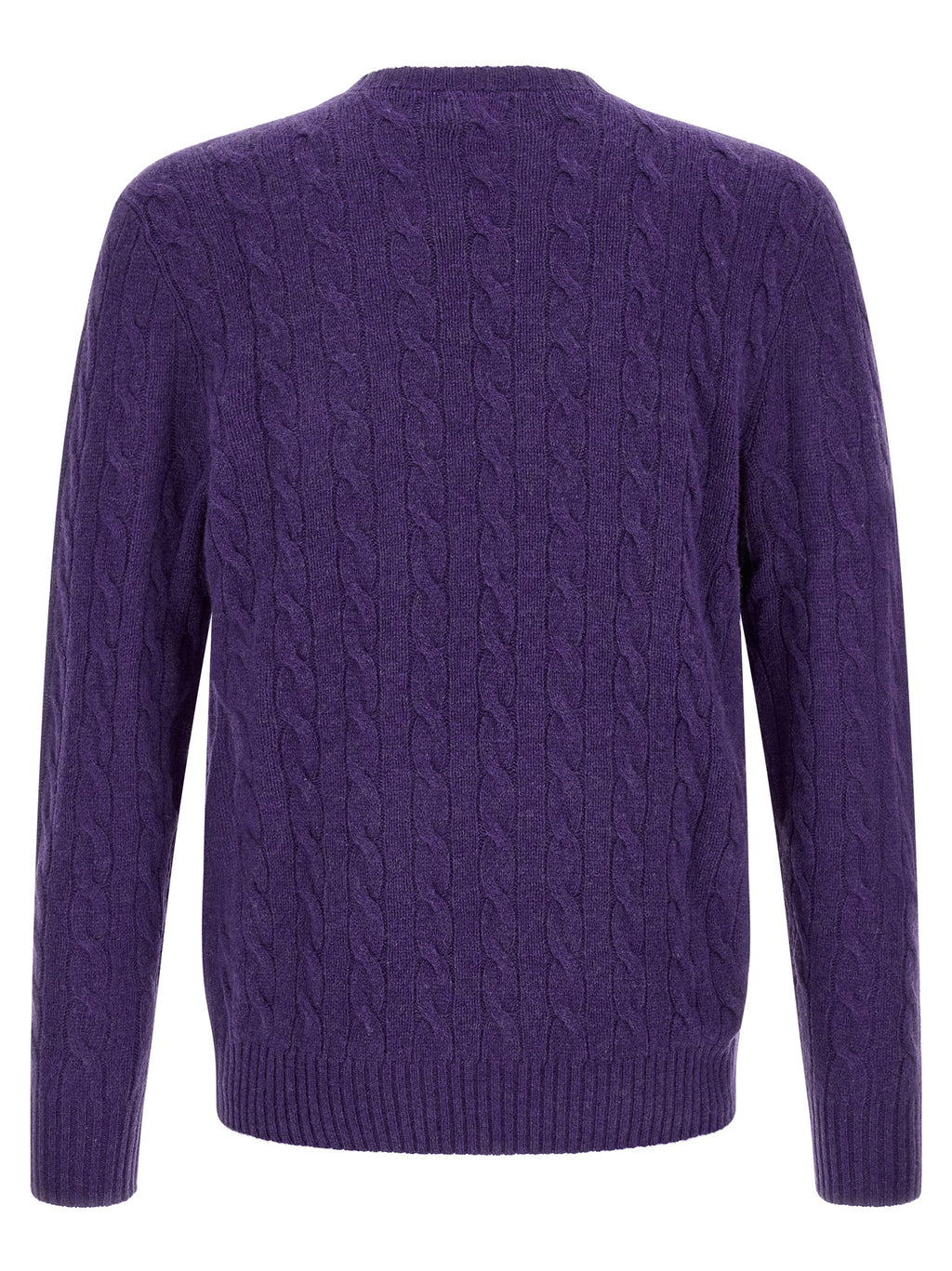Purple Wool Cardigan
