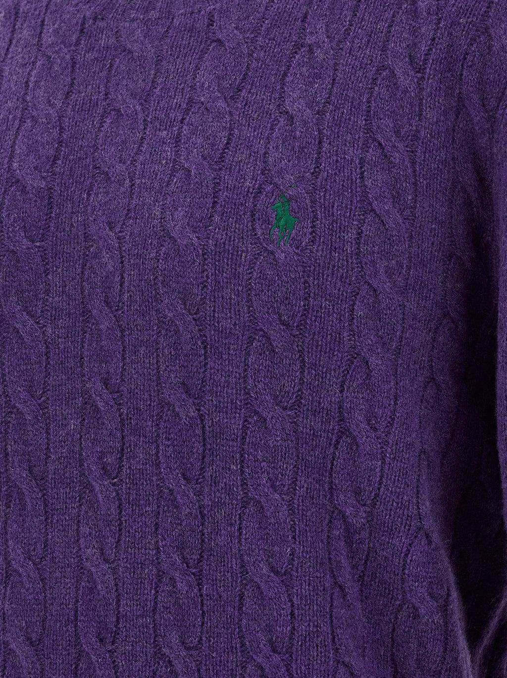Purple Wool Cardigan