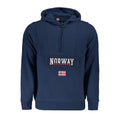 Blue Cotton Men Sweatshirt