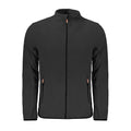 Black Polyester Men's Sweatshirt