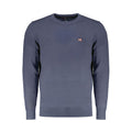 Blue Wool Men Sweater