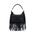 Black Calf Leather Bos Taurus Shoulder Bag