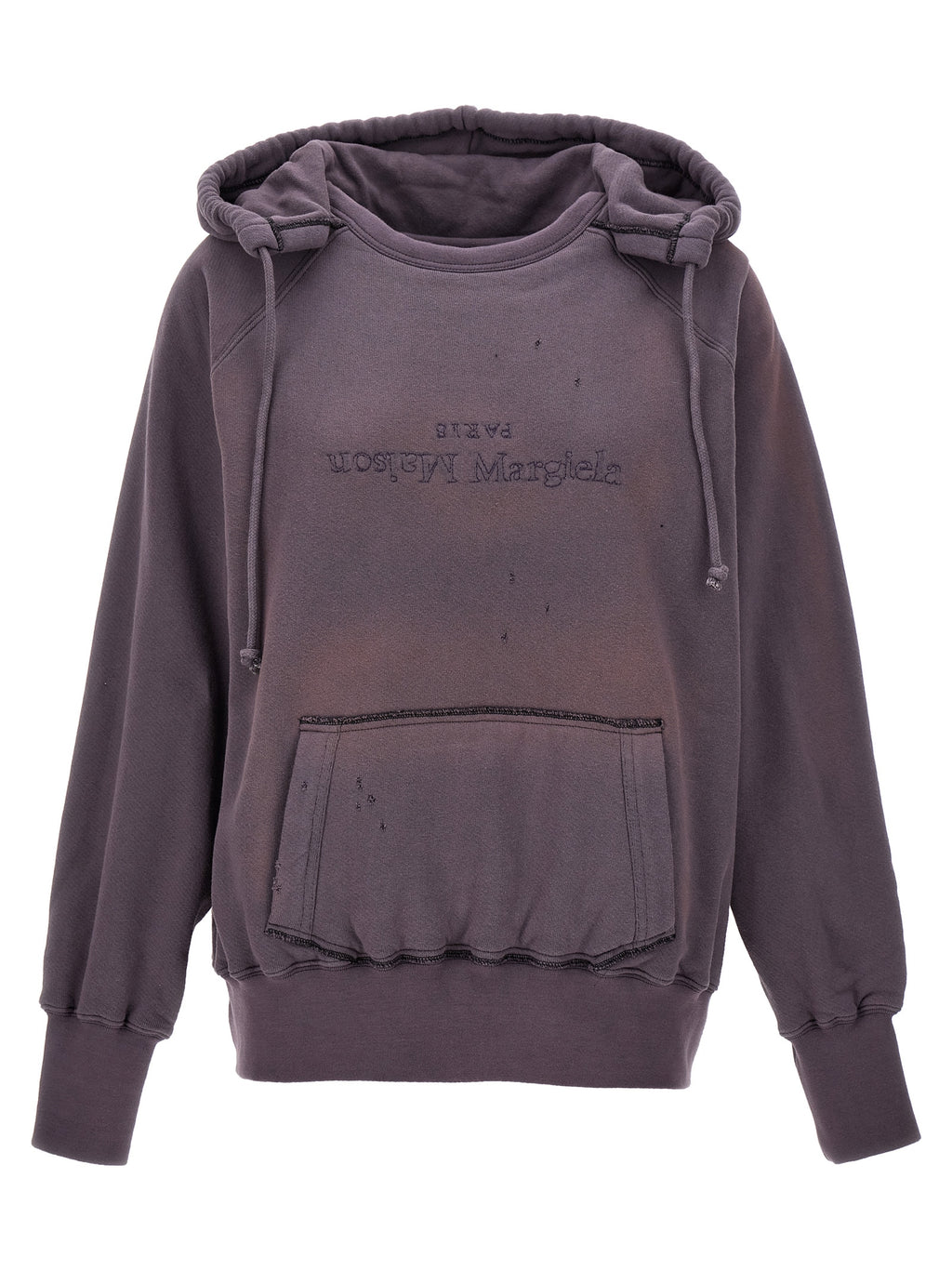 Purple Cotton Hoodie