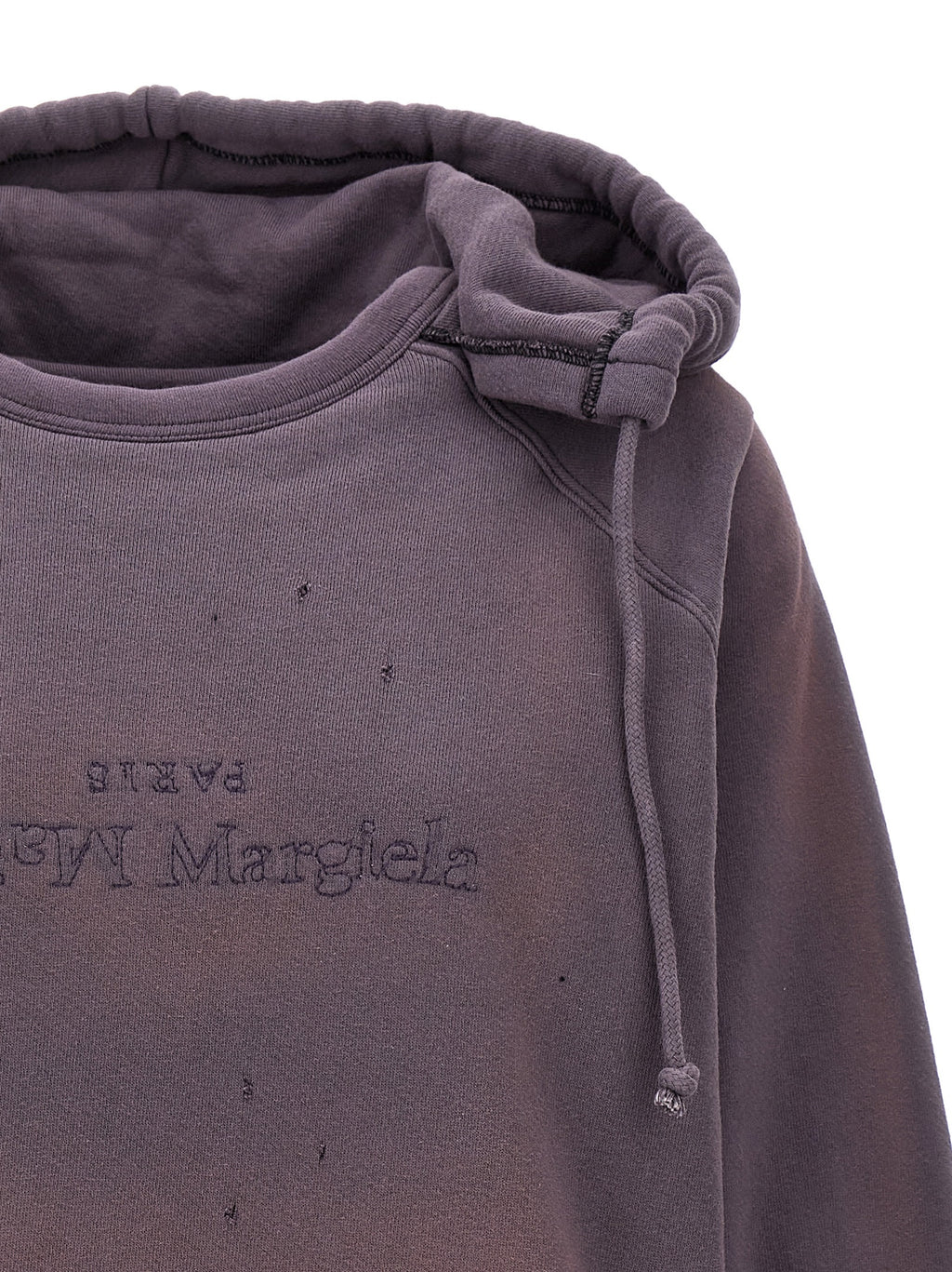 Purple Cotton Hoodie