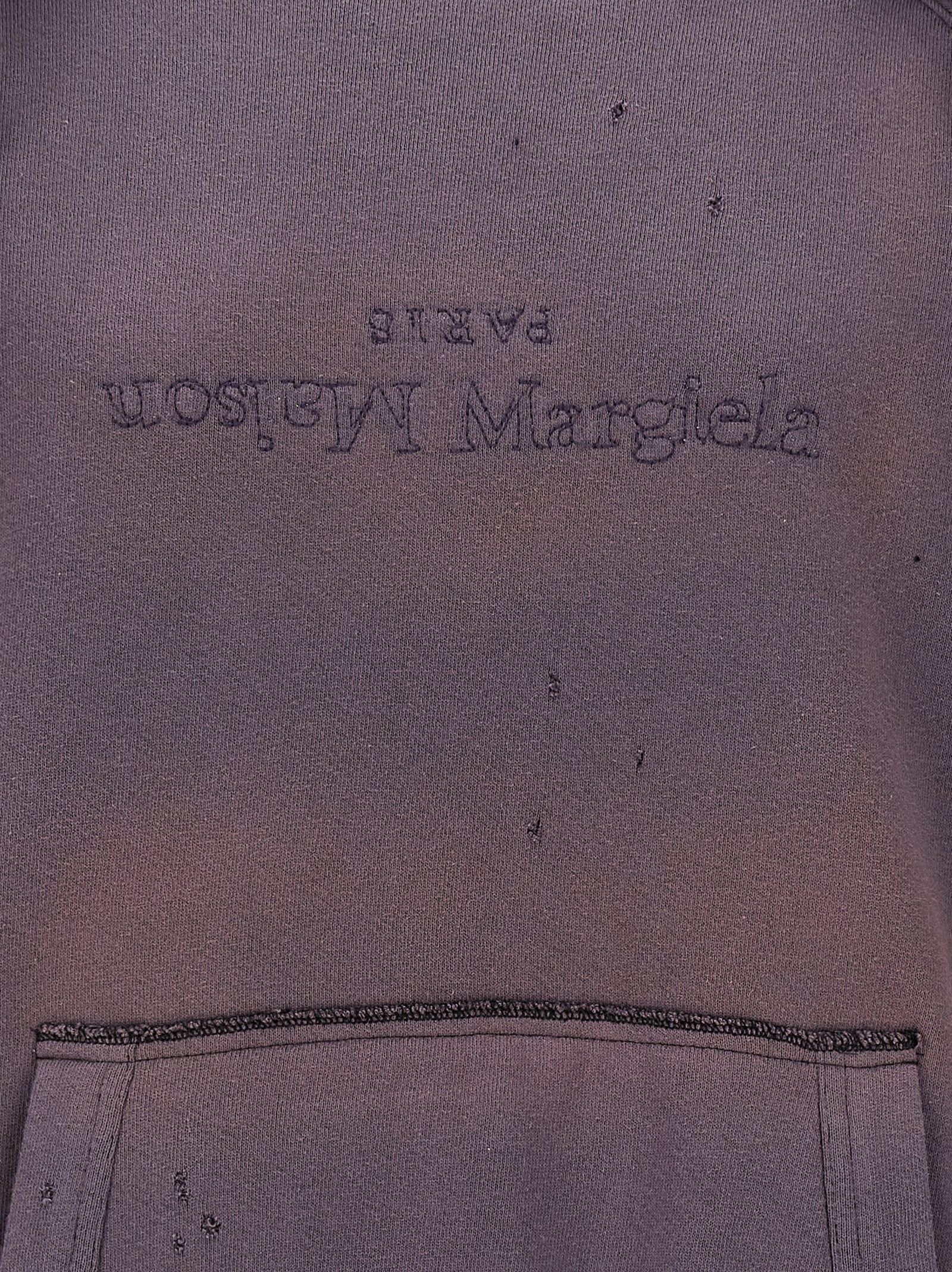 Purple Cotton Hoodie