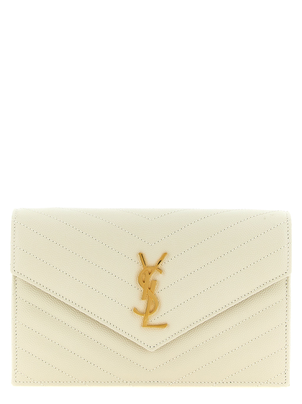 White Calfskin Clutch Bag