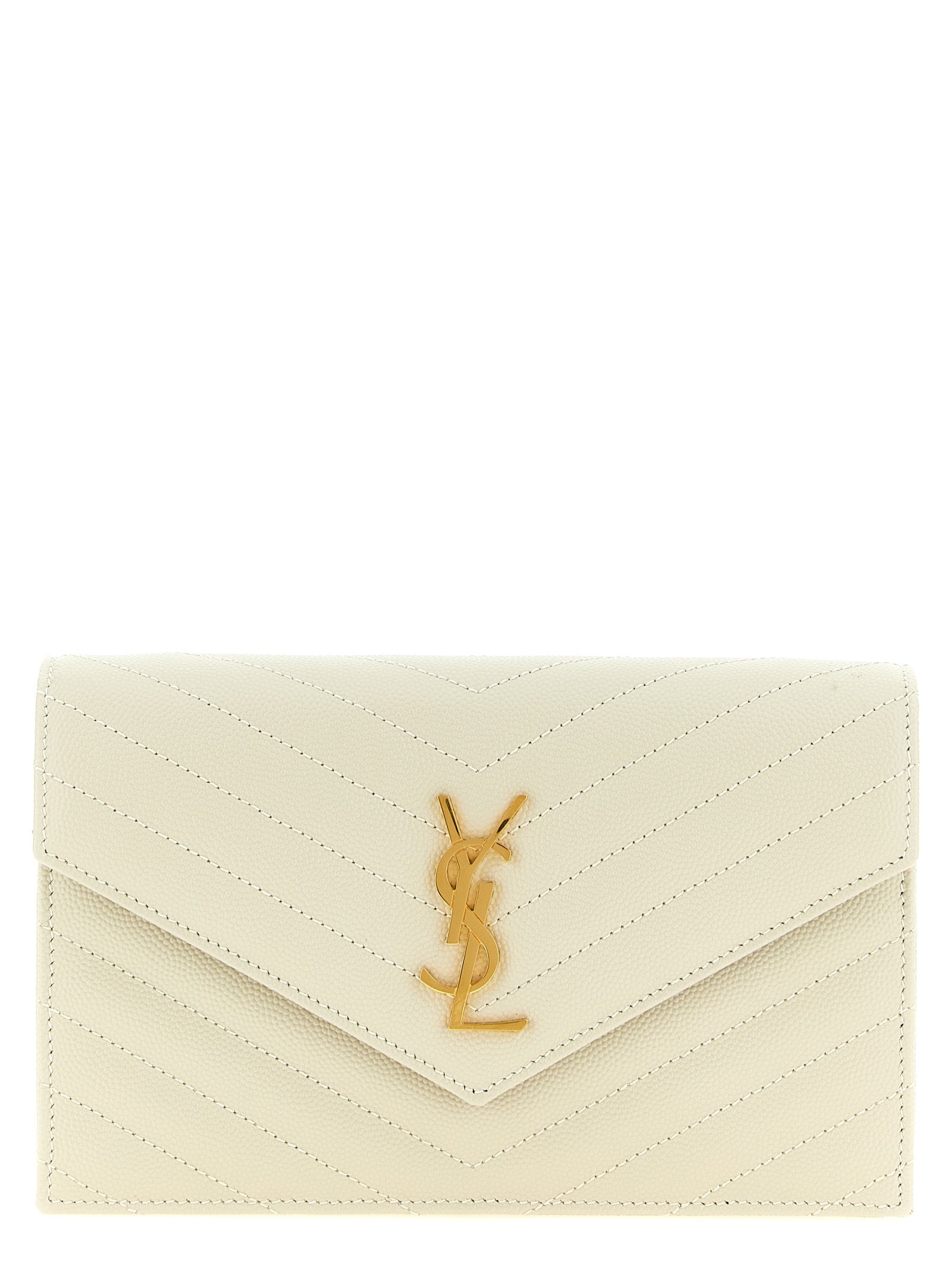 White Calfskin Clutch Bag