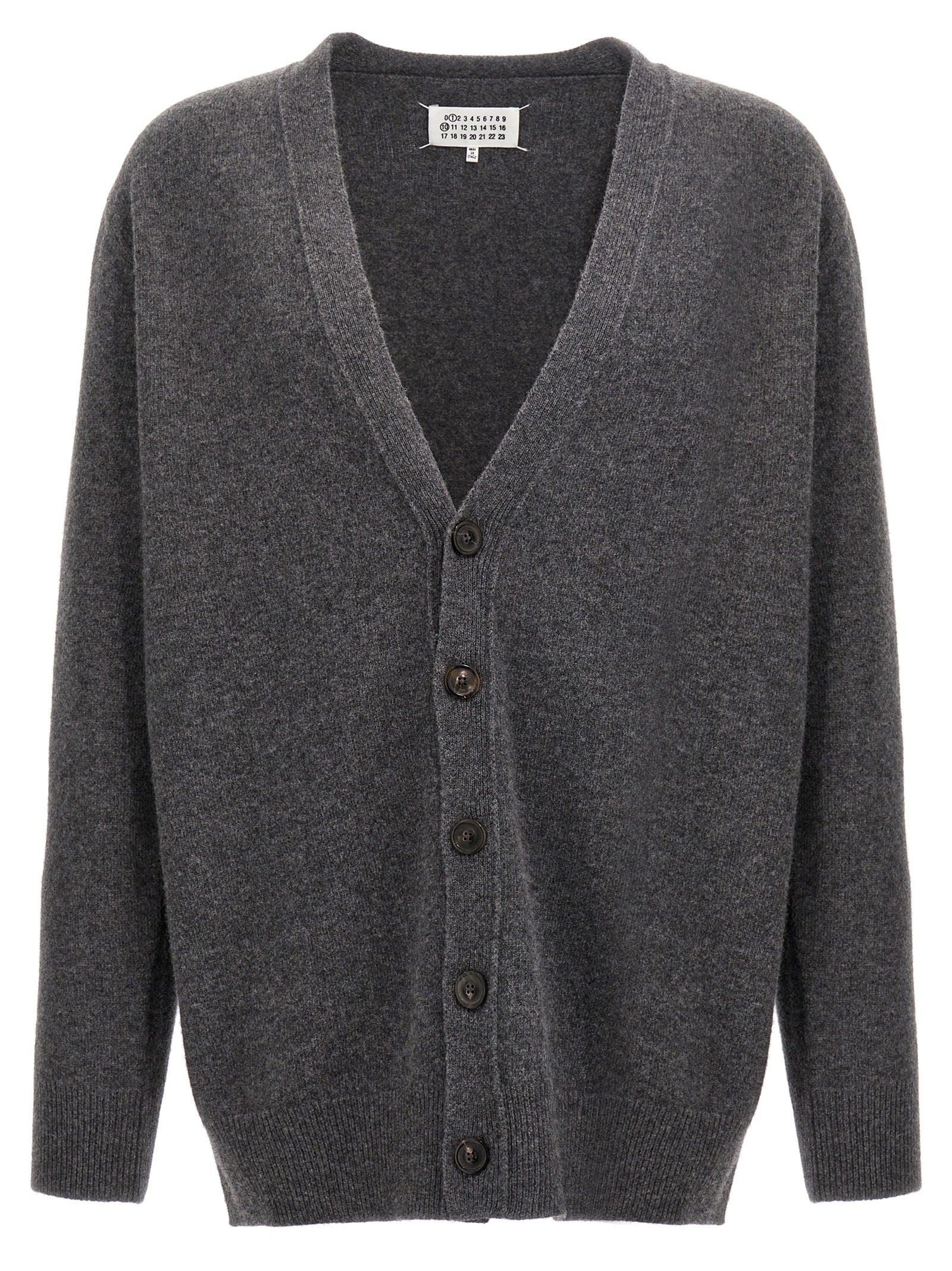 Gray Wool Cardigan
