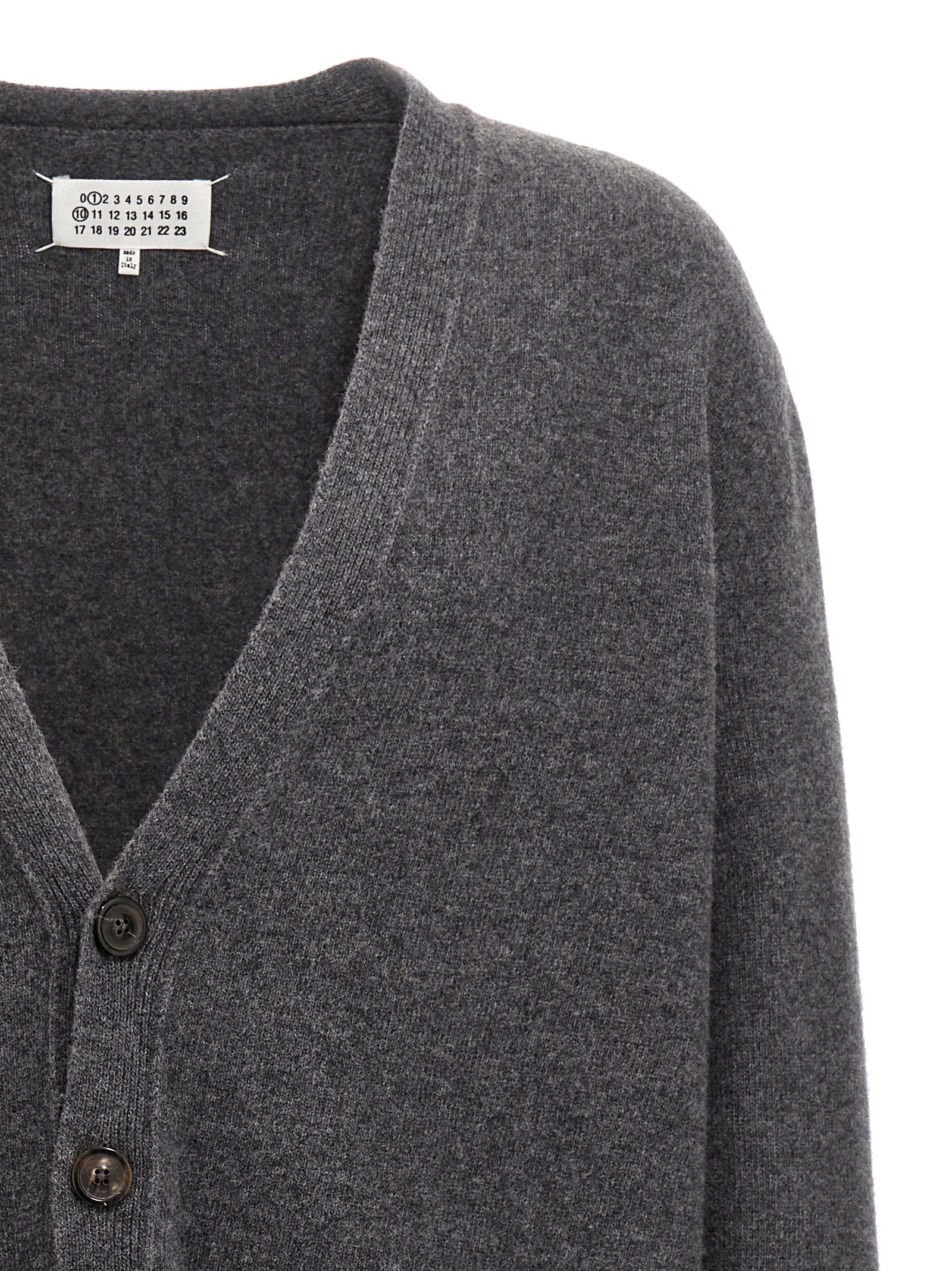 Gray Wool Cardigan