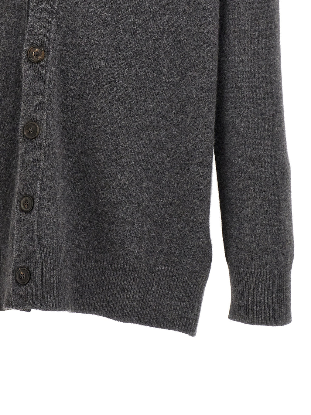 Gray Wool Cardigan