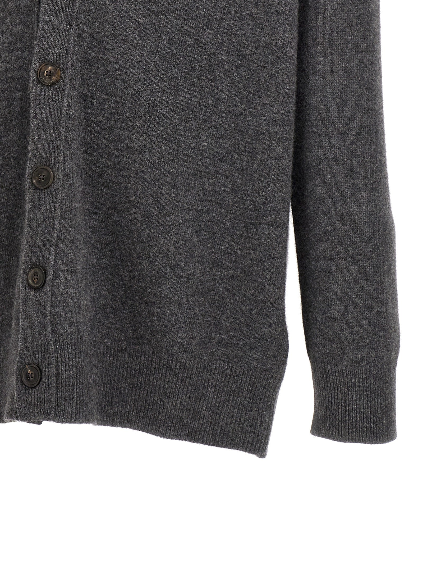 Gray Wool Cardigan