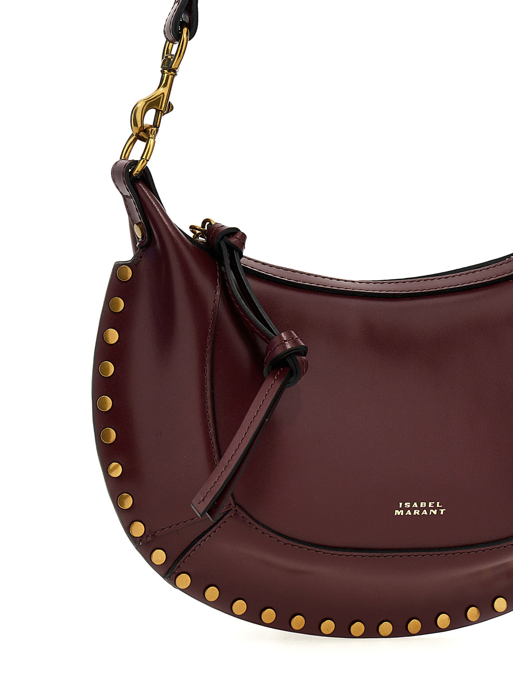 Bordeaux Cowhide Shoulder Bag