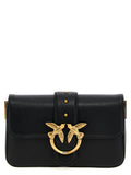 Black Calfskin Shoulder Bag