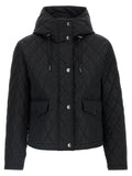 Black Polyamide Full-Length Jacket