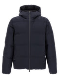 Blue Polyamide Full-Length Jacket