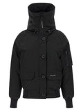 Black Polyester Bomber